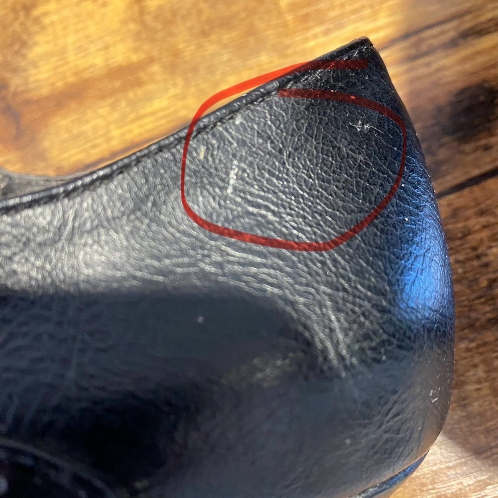LIFE STRIDE Black Xanti Brogue Booties Heel Velocity Memory Oxford Shooties 6.5 - Picture 9 of 11